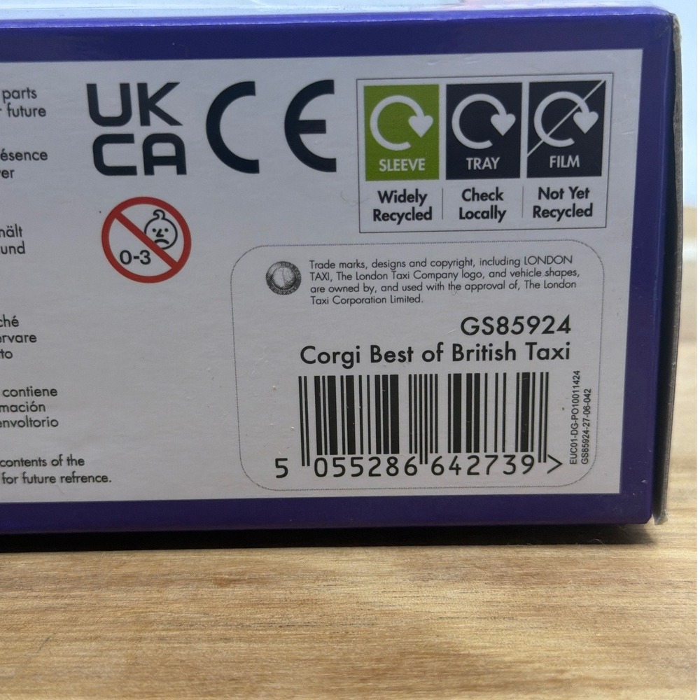 Corgi Best of British Black London Taxi Die-Cast Metal Model GS85924 New in Box - Picture 13 of 16